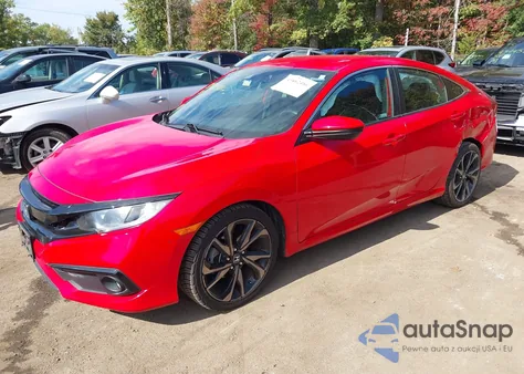 2020 Honda Civic Sport из США, поврежденный, VIN 2HGFC2F81LH522373